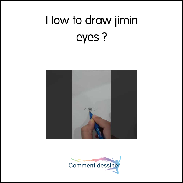 How to draw jimin eyes